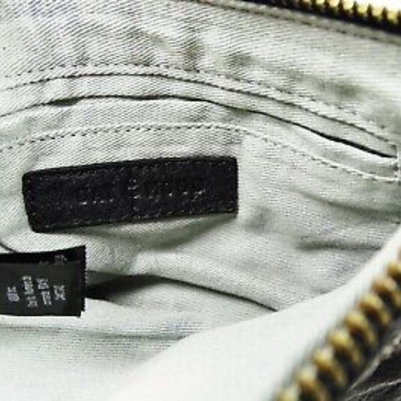 DAY & MOOD Sting Genuine Black Soft Leather Clutch Wristlet - Picture 6 of 7